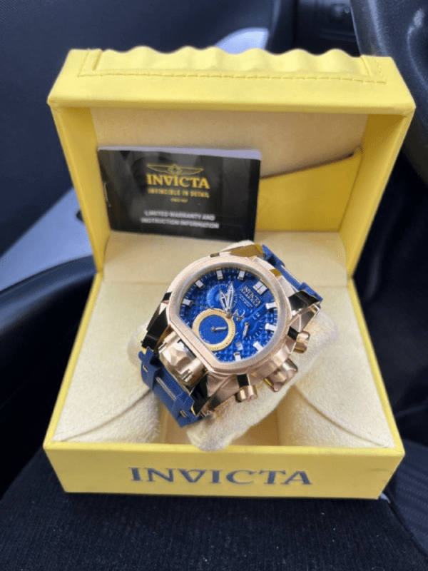 Invicta Magnum Reserve Bolt Zeus Blue Dial - Imagem 3