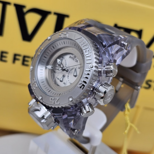 INVICTA  ZEUS MAGNUM BOLT SHUTTER PRATA DIAL - Imagem 2