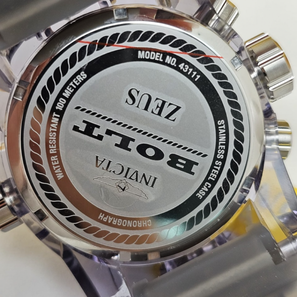INVICTA  ZEUS MAGNUM BOLT SHUTTER PRATA DIAL - Imagem 4