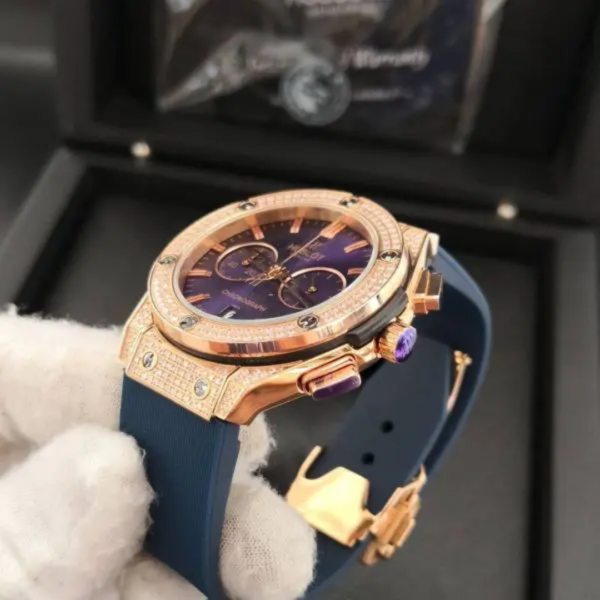 Hublot Big Bang Azul Cravejado - Imagem 3