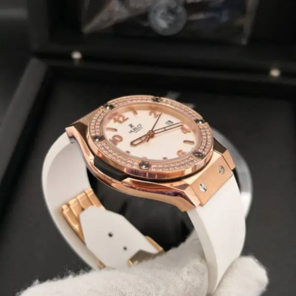 Hublot Big Bang Branco Cravejado II - Imagem 2