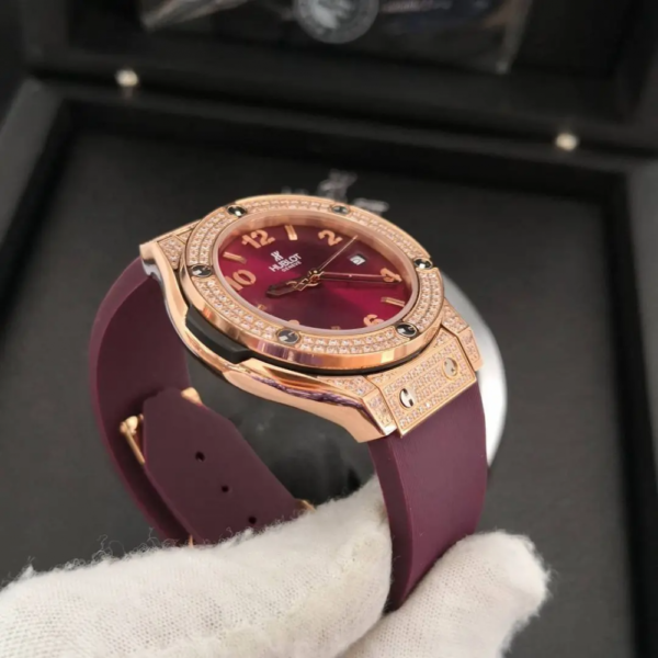 Hublot Big Bang Roxo Cravejado - Imagem 2