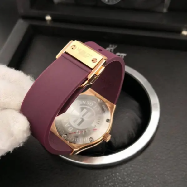 Hublot Big Bang Roxo Cravejado - Imagem 4