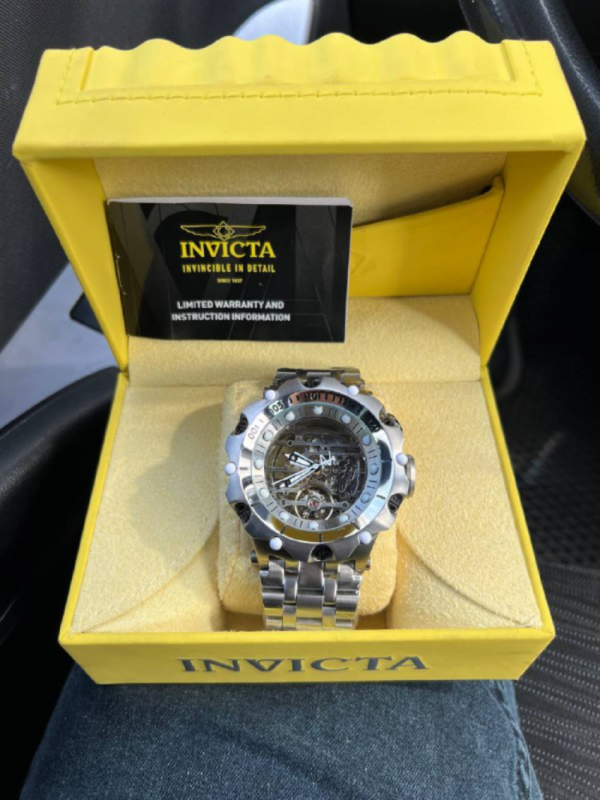 Invicta Venom Hybrid Shutter prata - Imagem 6