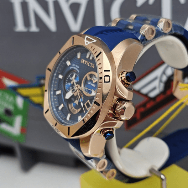 Invicta Speedway 32259 Dourado Azul - Imagem 3