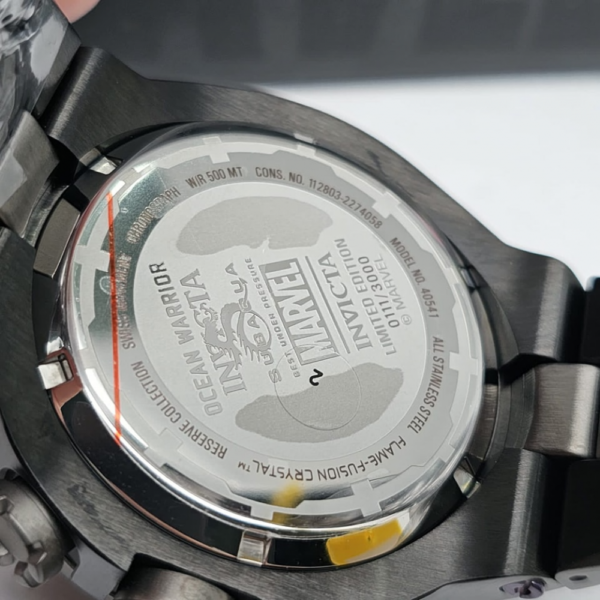 Invicta Reserve Limitada Black Panther Mar - Imagem 4
