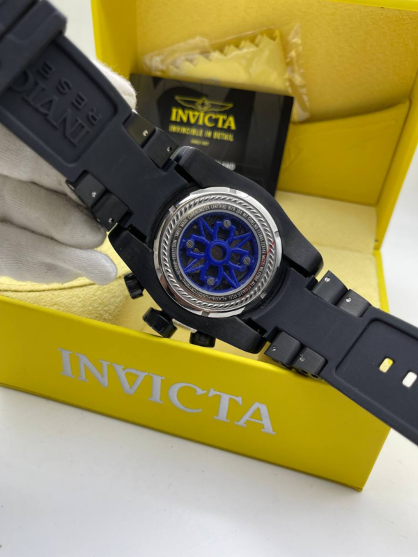 Invicta Reserve  Relógio Preto Jason Taylor - Imagem 6