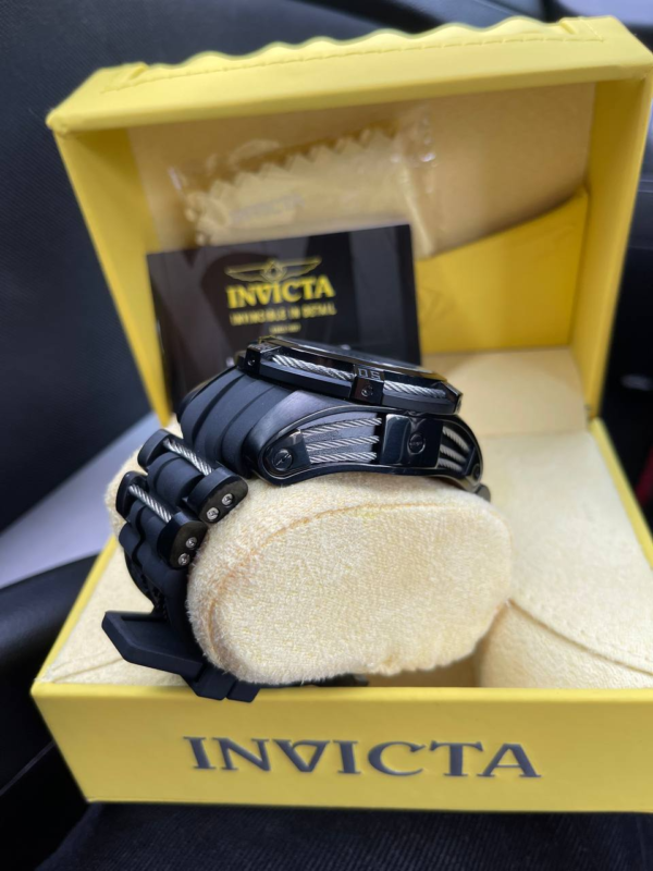 Invicta Reserve  Relógio Preto Jason Taylor - Imagem 3